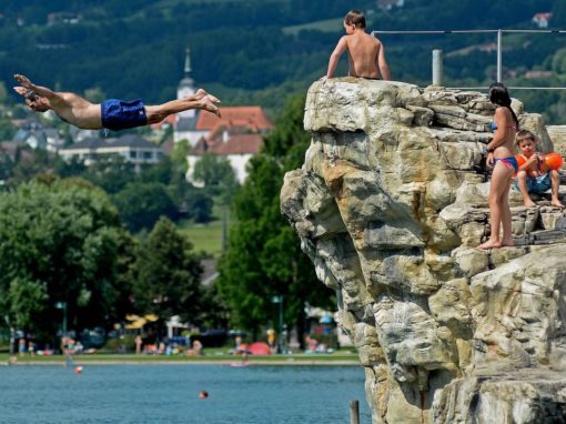 Sprungfelsen am Stubenbergsee