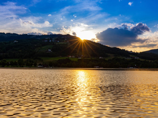 Sonnenuntergang am Stubenbergsee (c) Harry Schiffer