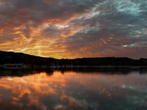 Sonnenuntergang am Stubenbergsee (c) Martin Grabmayer